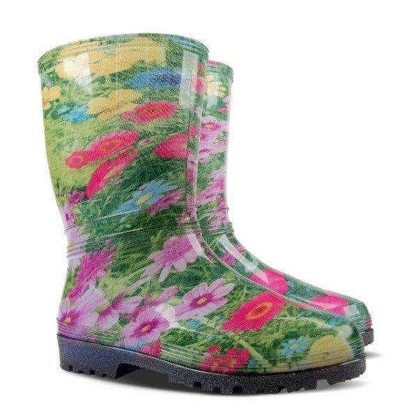 Demar Dámské holínky Rainny Print 0054 E louka