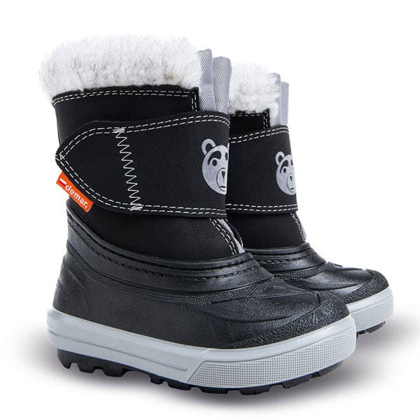 DEMAR BEAR 1507 C šedé Dětské sněhule