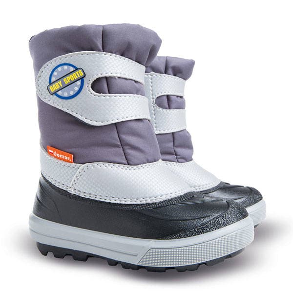 DEMAR Dětské sněhule BABY SPORTS 1506 D šedé