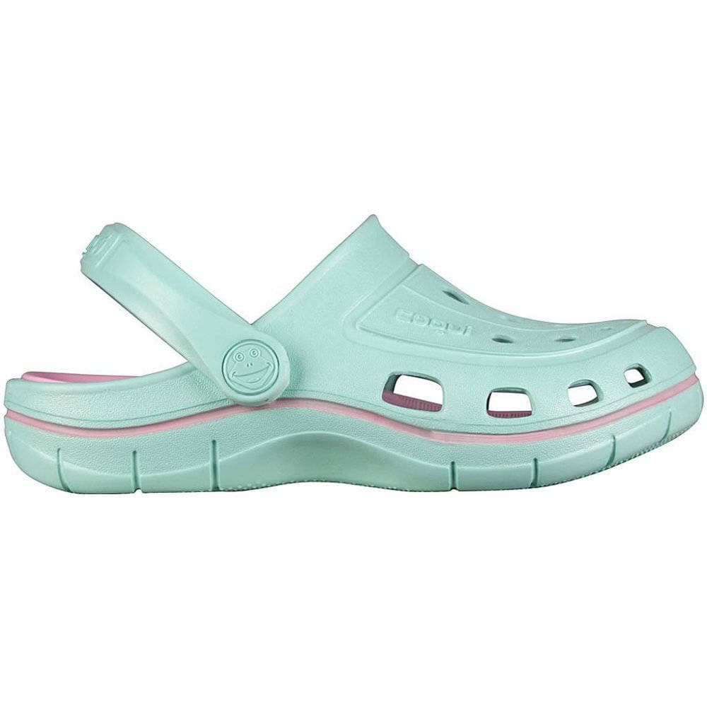 Coqui JUMPER 6353 Dětské sandály Lt. mint/Pink