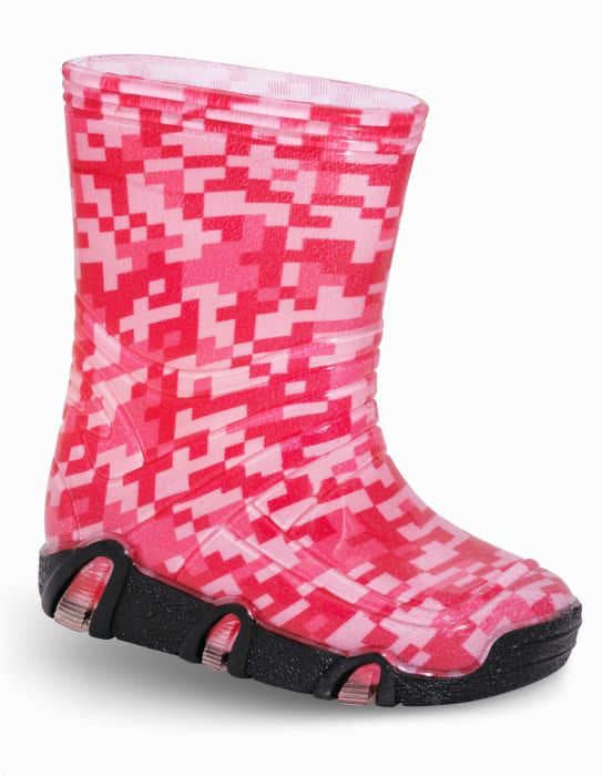 BIGHORN 1630 E Dětské barevné holínky Tetris