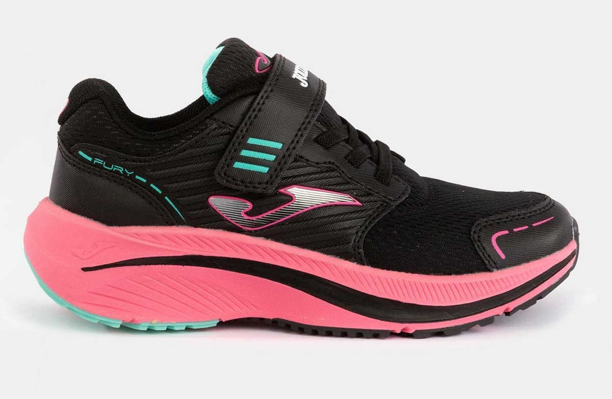 Joma FURY JR 2241 Dětské tenisky černo / růžové 30
