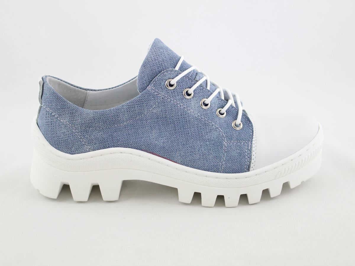 BARTON 2211 Dámské polobotky modré 38