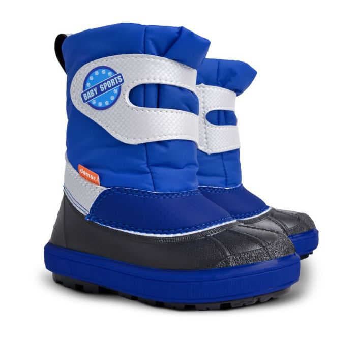 DEMAR Dětské sněhule BABY SPORTS 1506 B modré