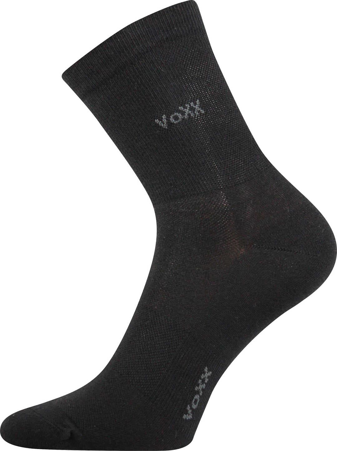 VOXX Ponožky sportovní slabé HORIZON černé