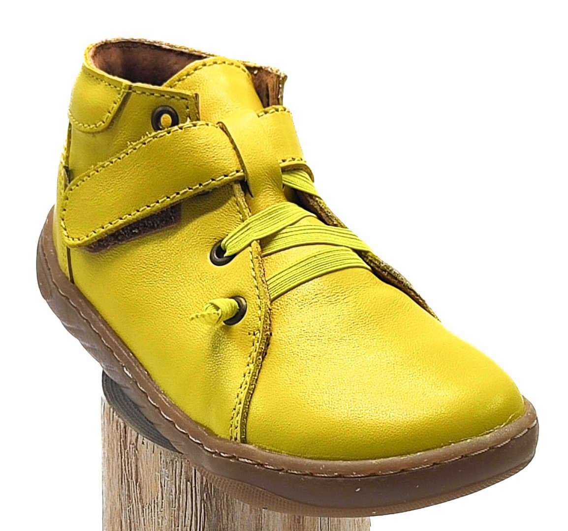 Pegres Barefoot SBF62 Dětské tenisky žluté 25