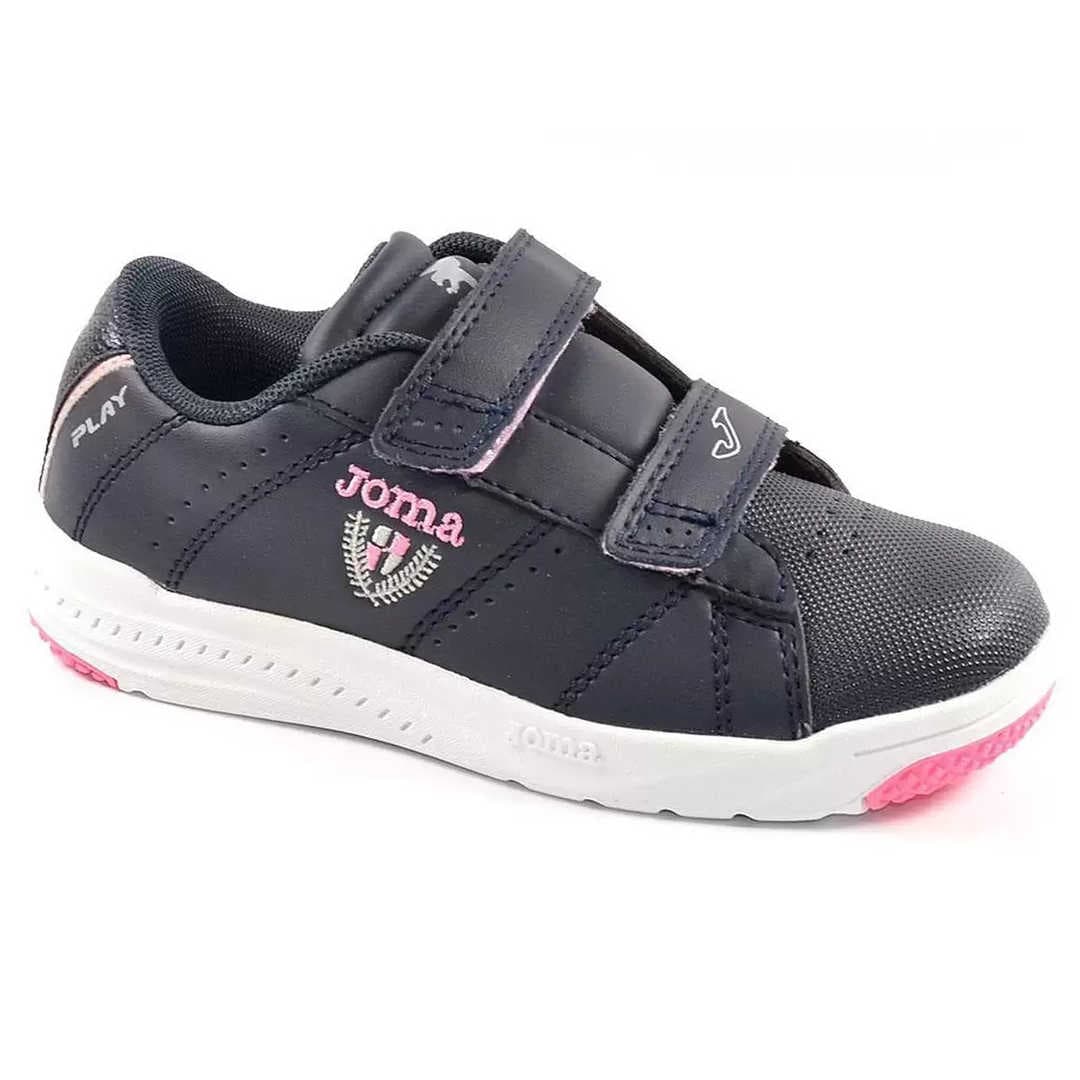 Joma Play JR 2143 Dětské tenisky navy / pink