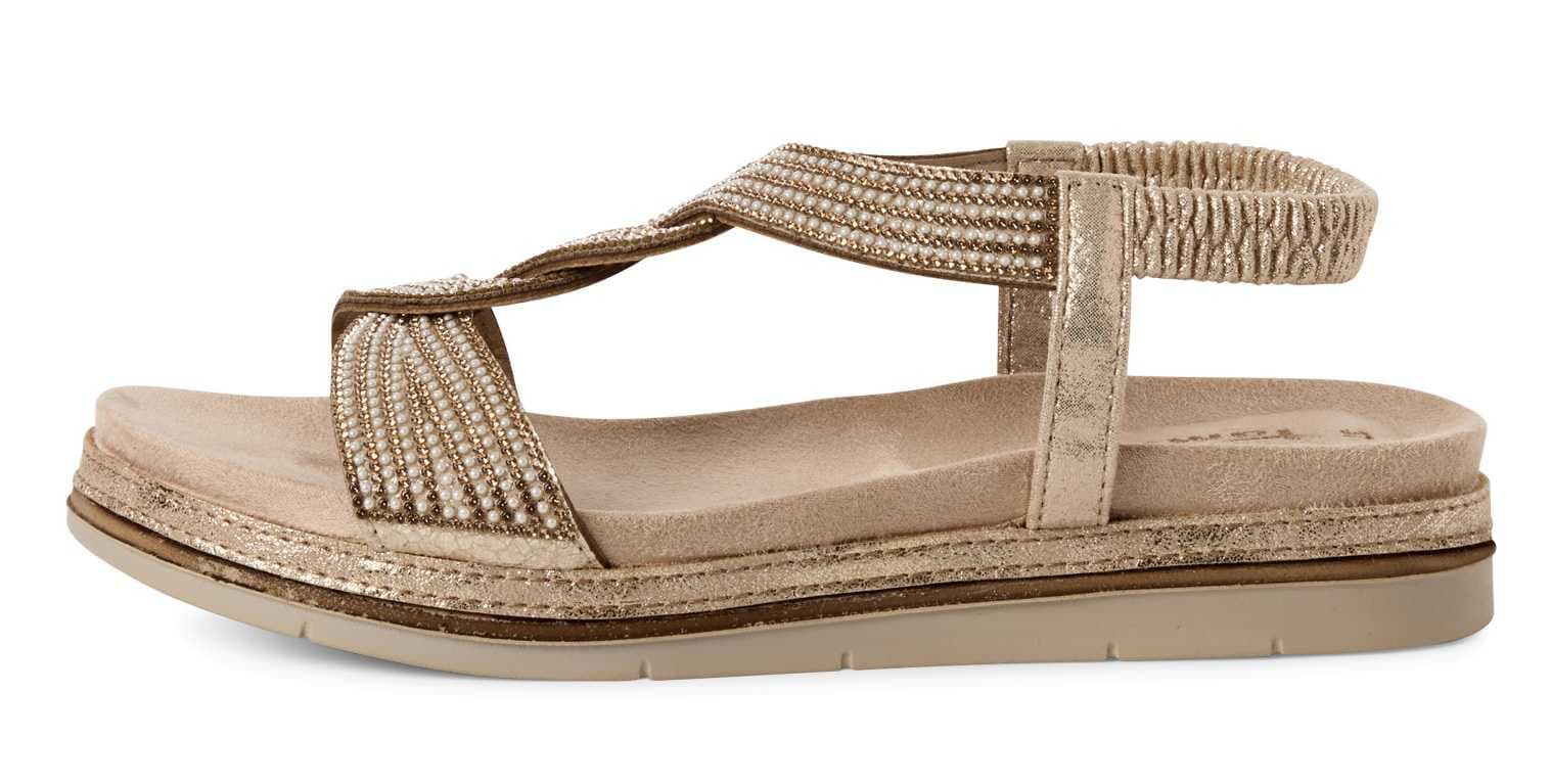 Tamaris 1-28200-44-964 Dámské sandály béžové