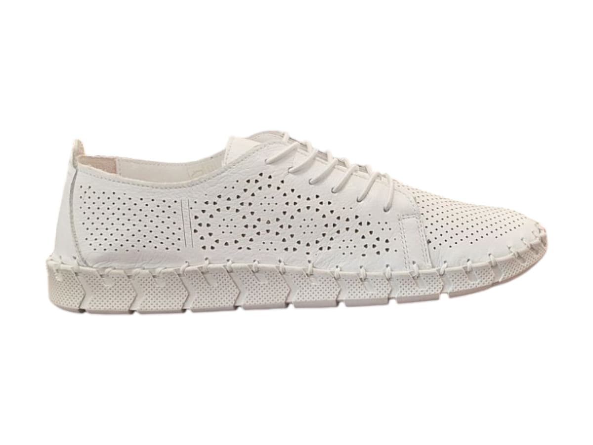 Wild 647051 White Dámské celokožené boty 36
