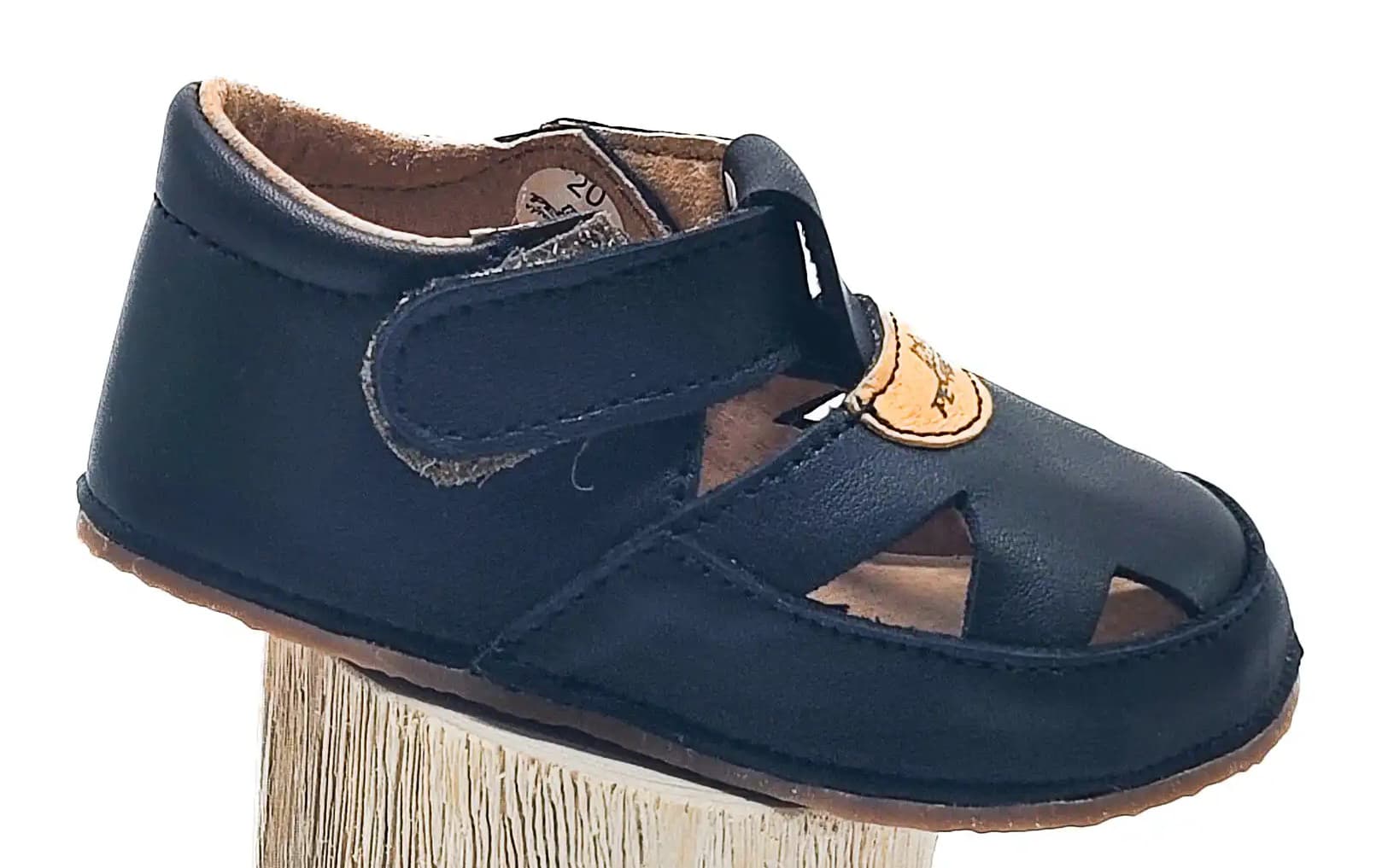 Pegres B 1096 Dětské sandály černé 22
