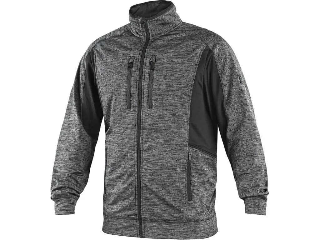 CXS LEONIS Pánská mikina šedá 2XL 152022771096