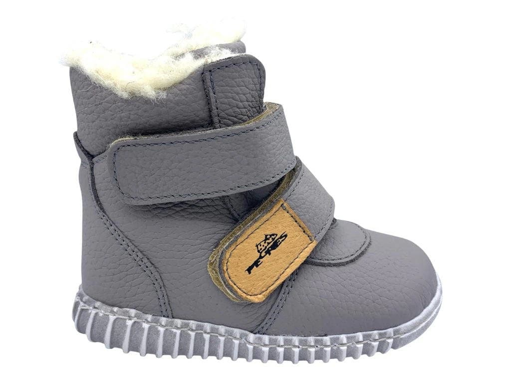 Pegres 1706 Bosé Dětské zimní boty šedé