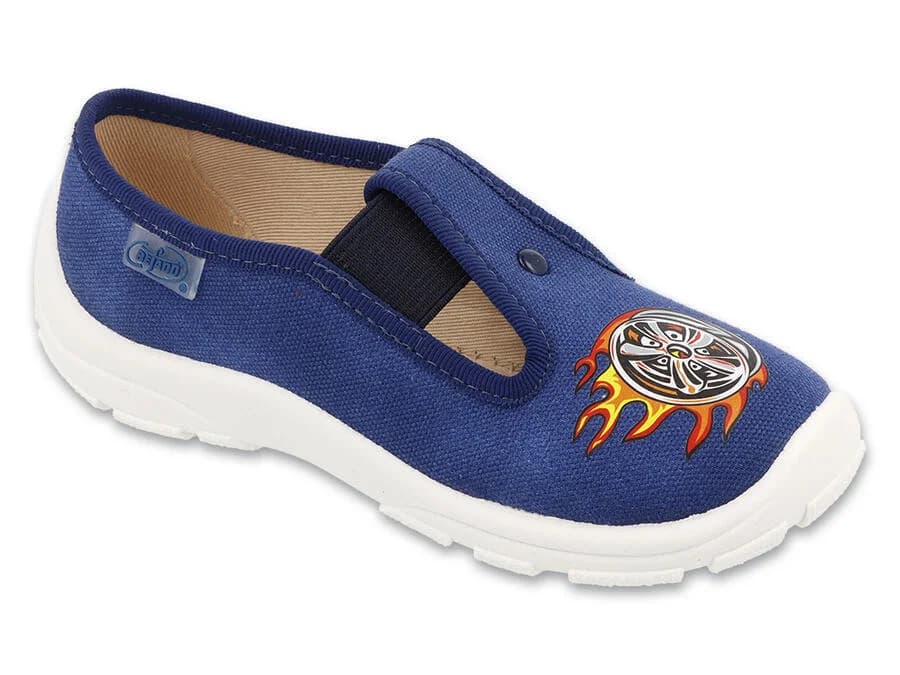 BEFADO 975X200 chlapecké bačkorky modré kolo