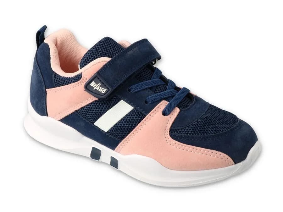 BEFADO 516Q128 tenisky SPORT STRIPE růžovo modré