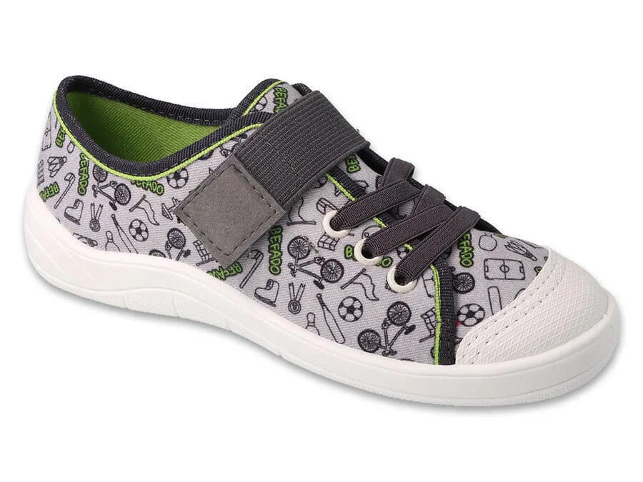 BEFADO 351Y028 chlapecké tenisky 1SZ šedá sport