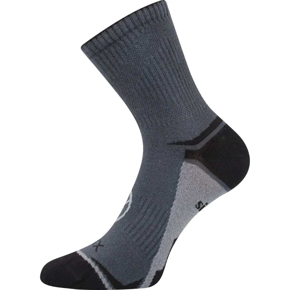 VOXX Ponožky outdoorové OPTIFAN 03 TMAVĚ ŠEDÉ