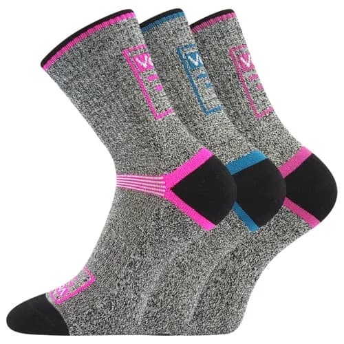 VOXX Ponožky dámské SPECTRA melírované MIX (3 páry) 35-38 110699