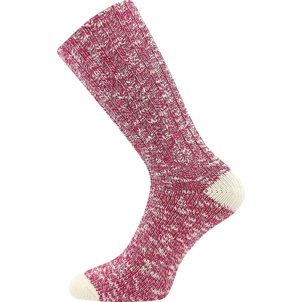 VOXX Ponožky silné CORTINA melírované MAGENTA