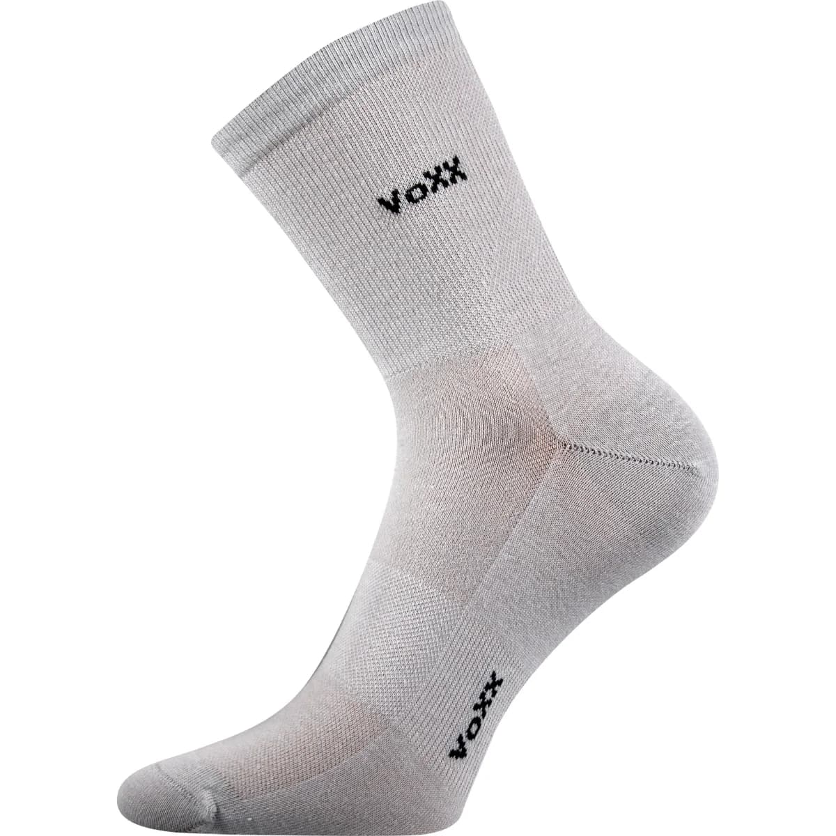 VOXX Ponožky sportovní slabé HORIZON světle šedé