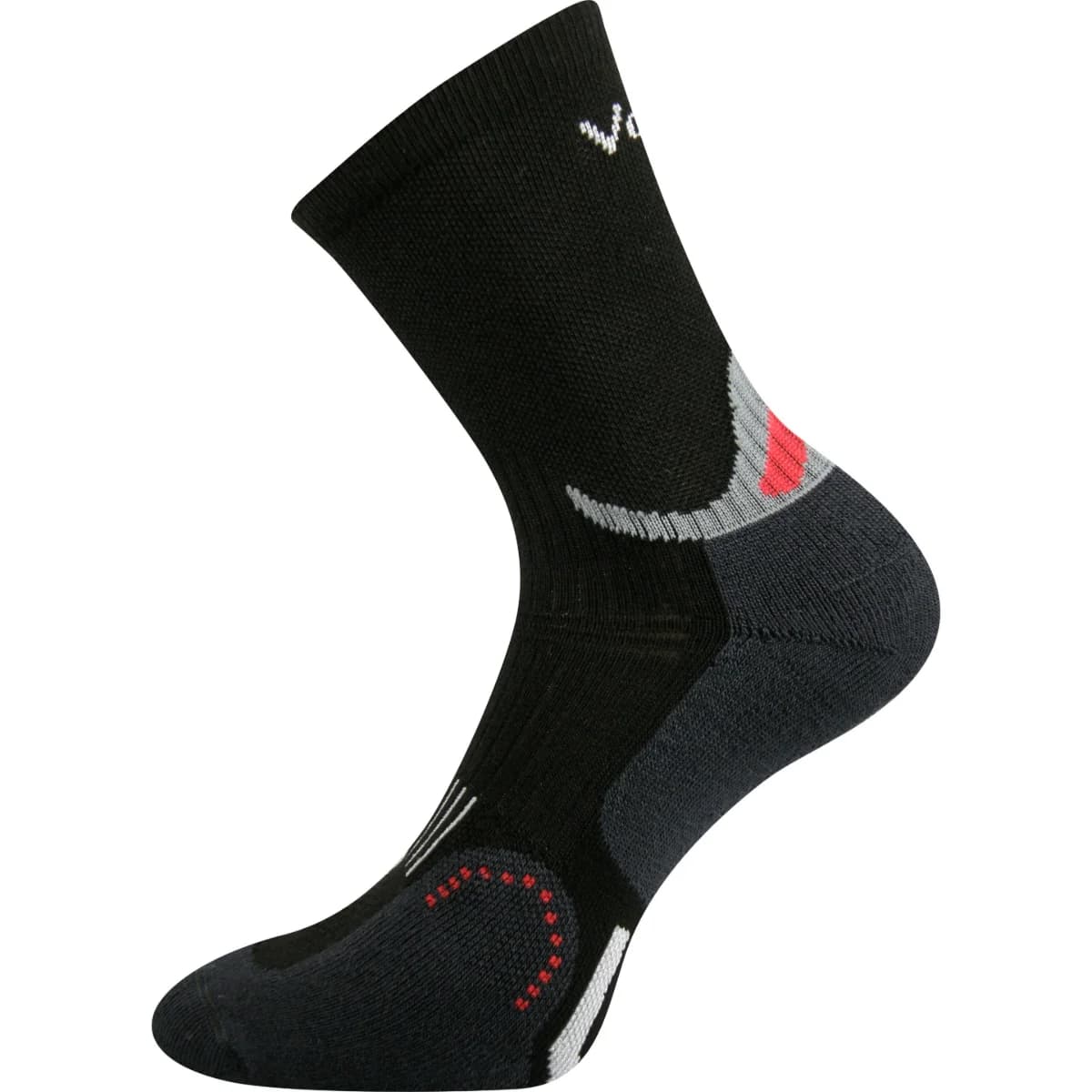 VOXX Ponožky sportovní se stříbrem ACTROS černé 35-38 102707
