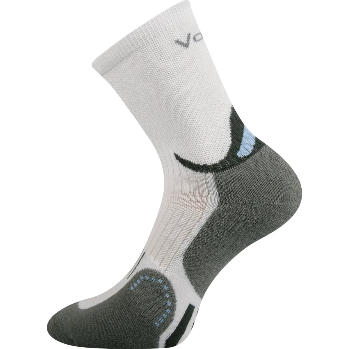 VOXX Ponožky sportovní se stříbrem ACTROS bílé