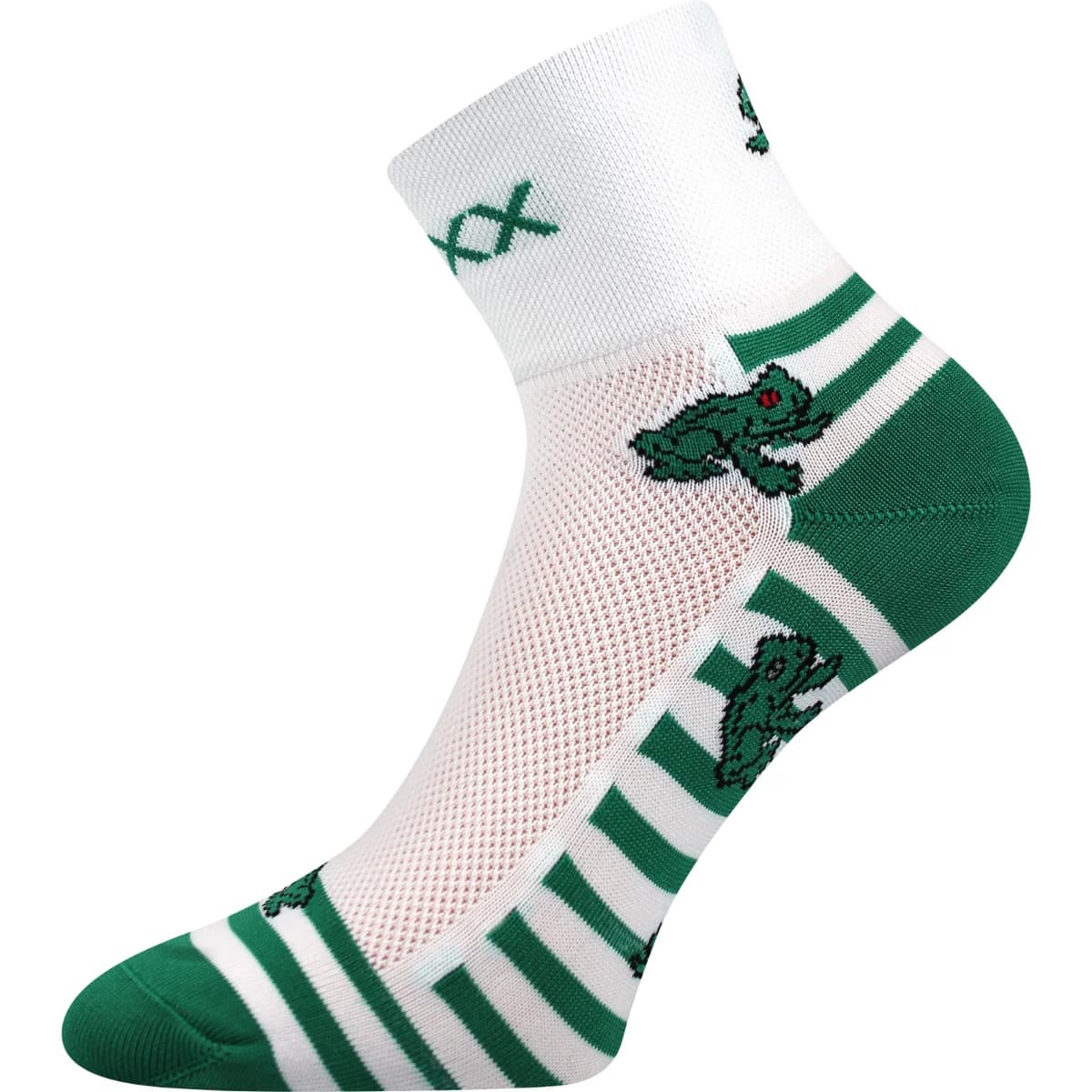 VOXX Ponožky cyklistické RALF X obrázkové ŽABKY 35-38 110257