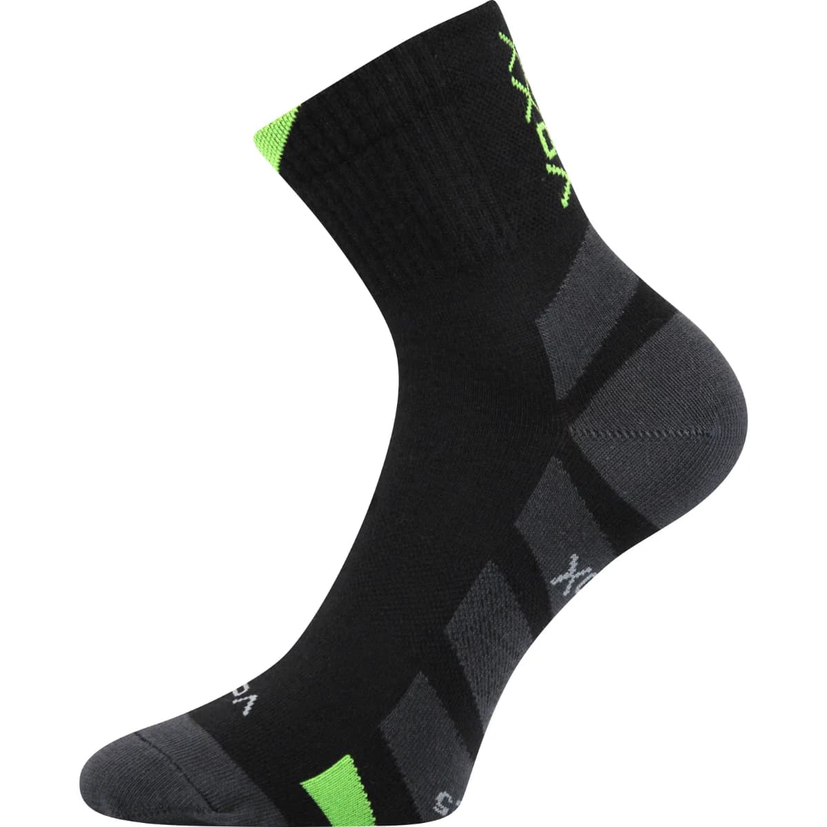 VOXX Ponožky slabé GASTL se stříbrem ČERNÉ (3 páry) 35-38 112286