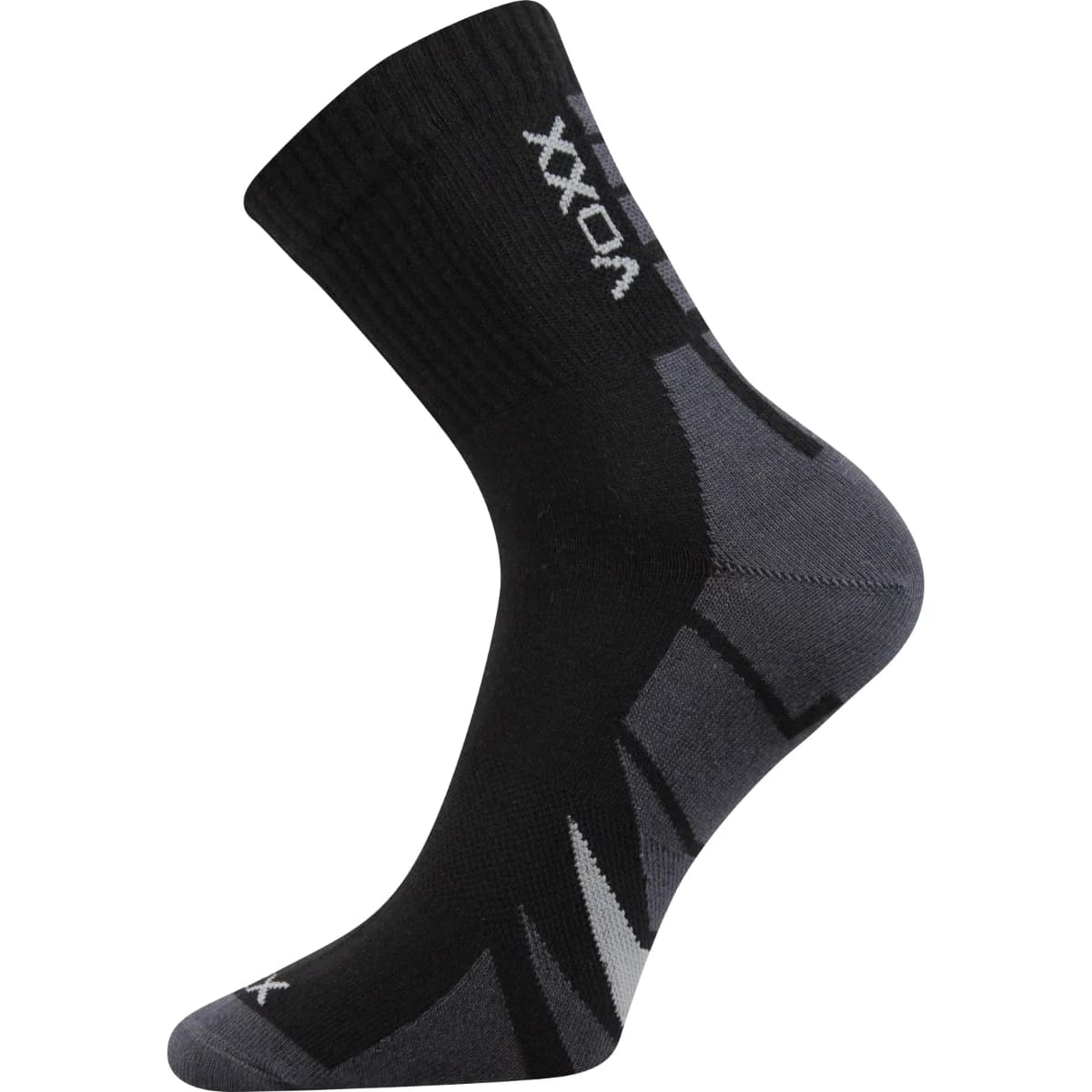 VOXX Ponožky sportovní bavlněné HERMES černé