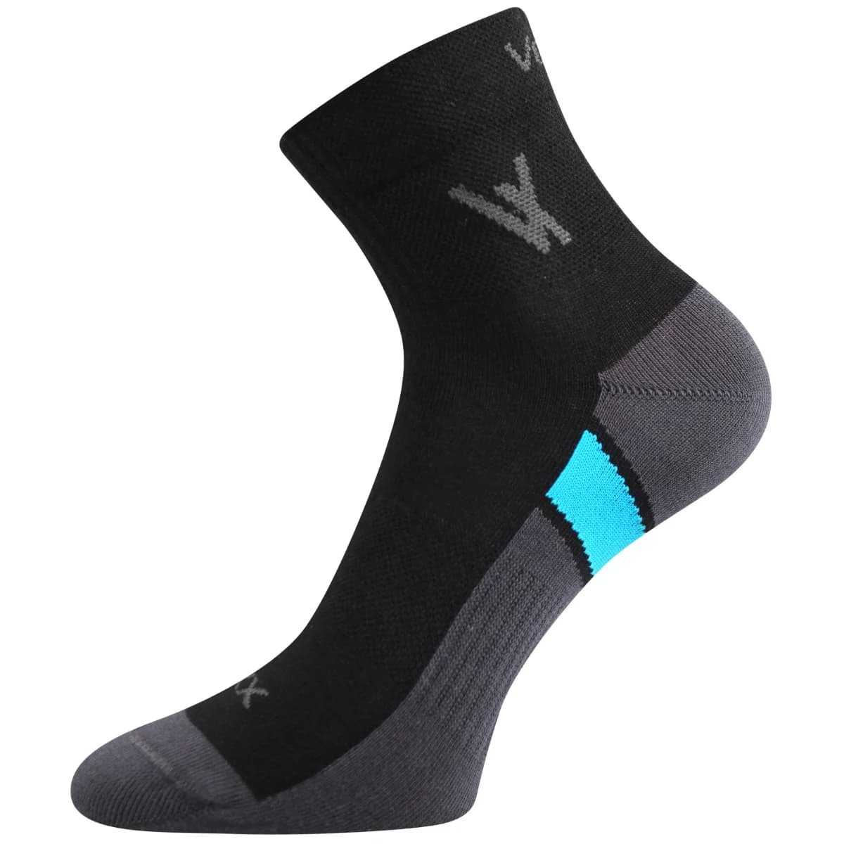 VOXX Ponožky bavlněné sportovní NEO černé (3 páry) 35-38 101632