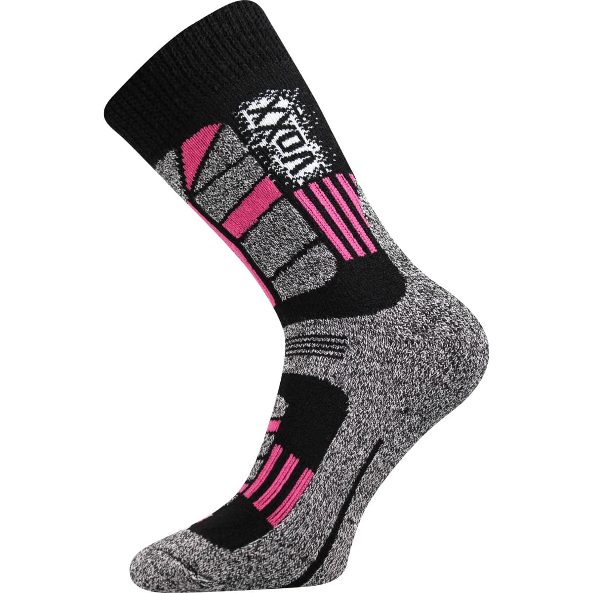 VOXX Ponožky termo zimní TRACTION vlněné MAGENTA