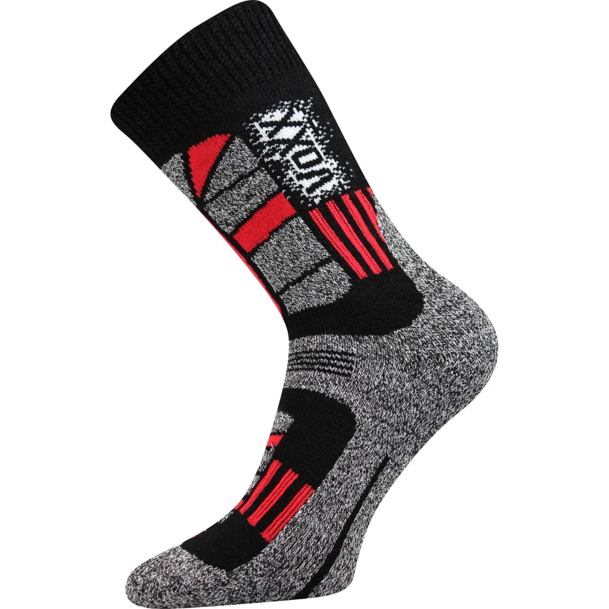 VOXX Ponožky termo zimní TRACTION vlněné ČERVENÉ 39-42 115096
