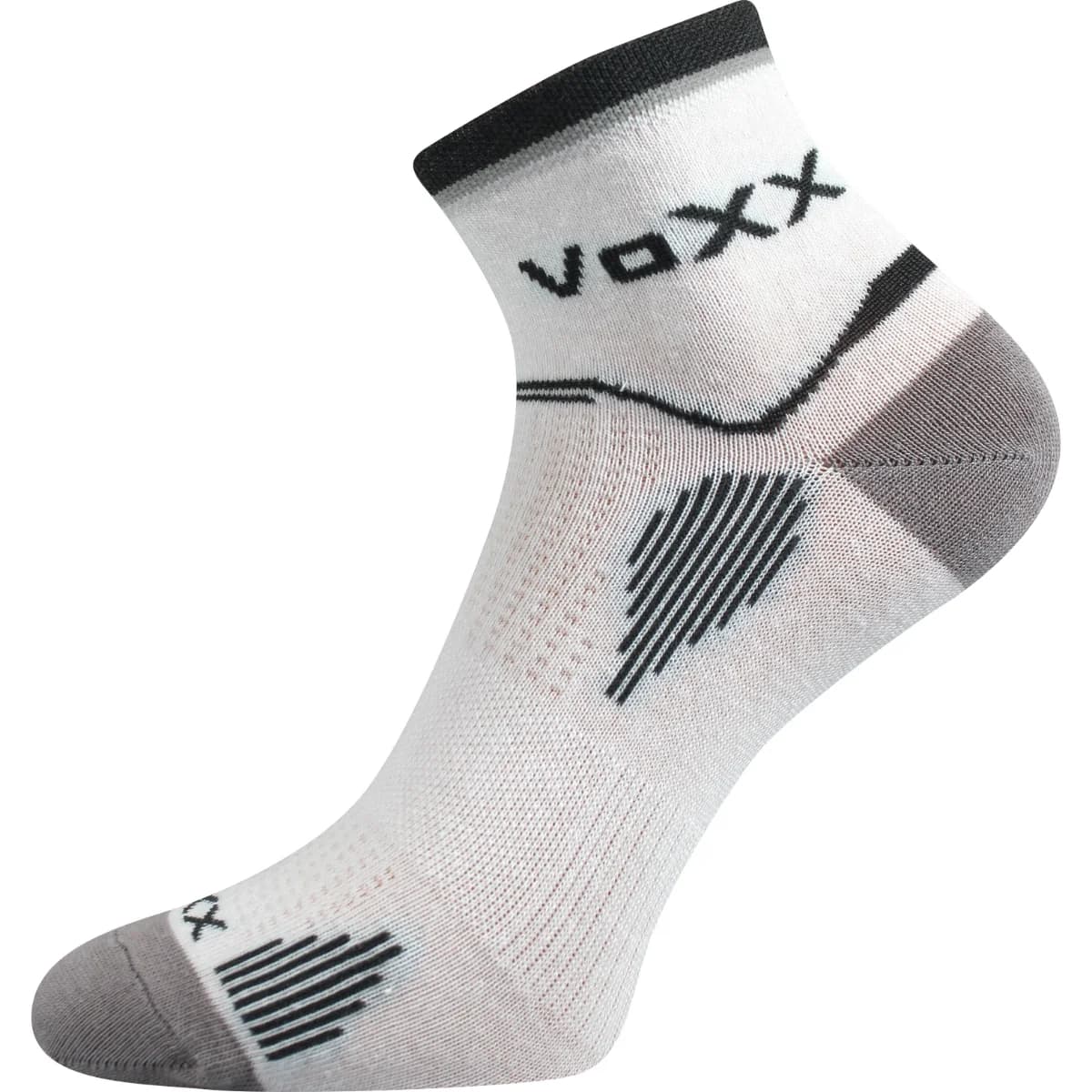 VOXX Ponožky sportovní slabé SIRIUS bílé (3 páry) 35-38 114976