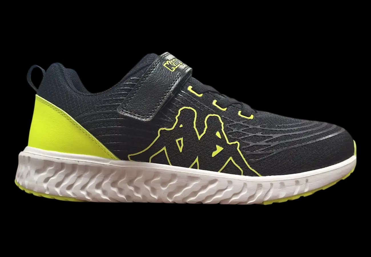 Kappa 95K0043004 Dětské tenisky black / lime 36