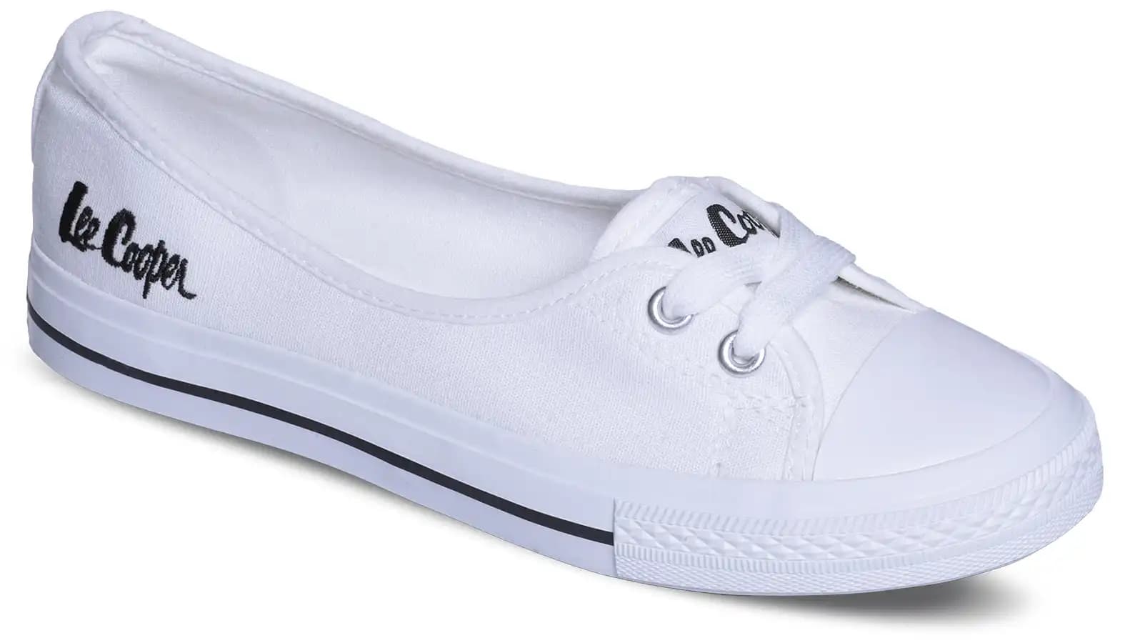 Lee Cooper LCW-26-31-4356L Dámské baleríny bílé 38