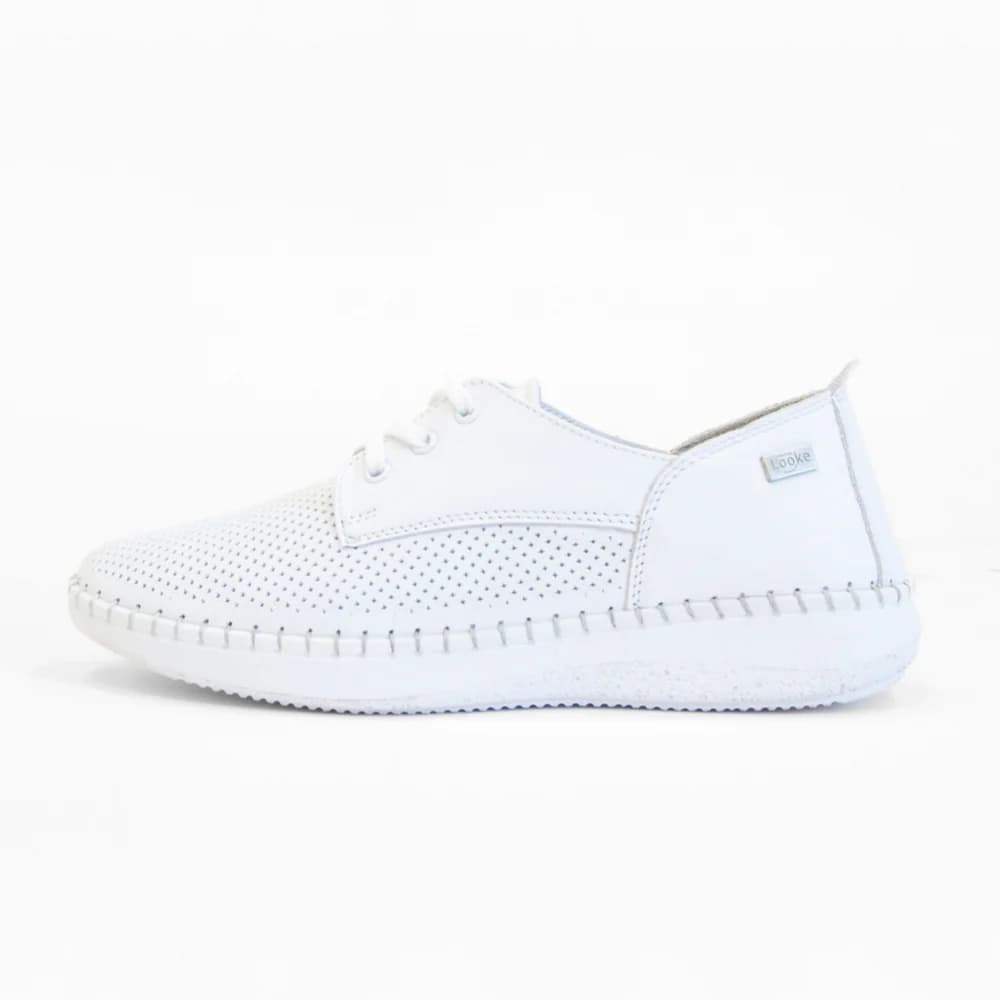 Looke BONNIE L0458-03 Dámské polobotky bílé