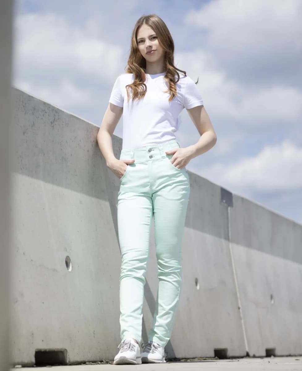 Dámské kalhoty ARDON®JASVENA mintová 34 H2352/34