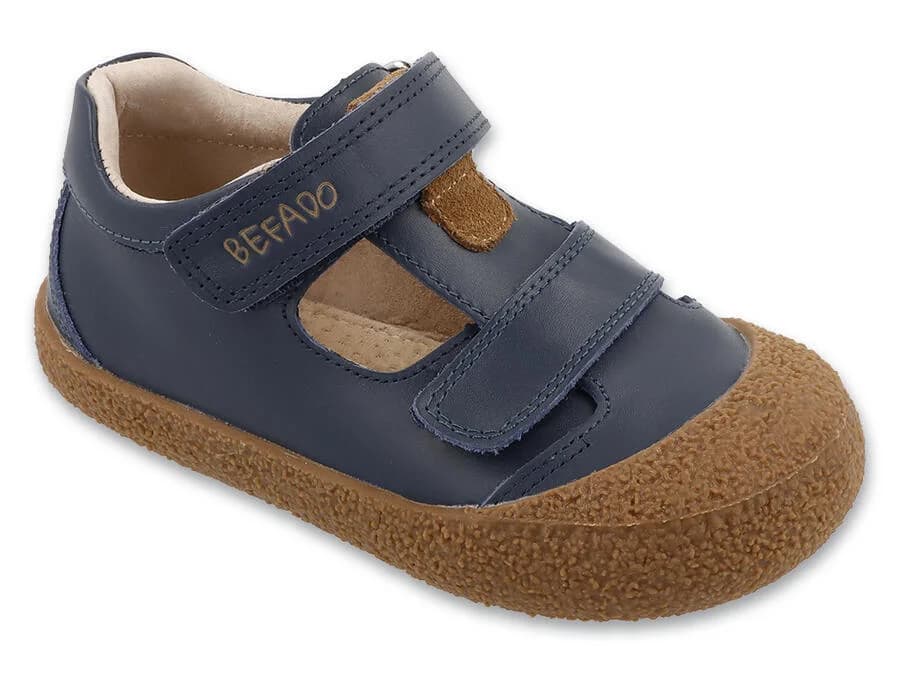 BEFADO 005X004 botičky BAREFOOT SANDI tm. modrá