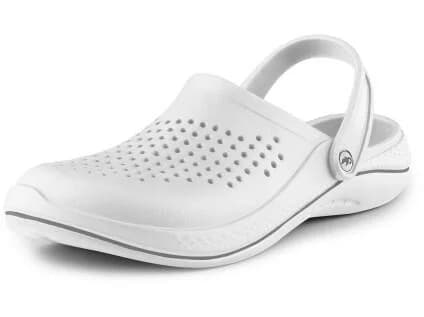 CXS TREND Unisex volnočasový nazouvák bílo-šedý