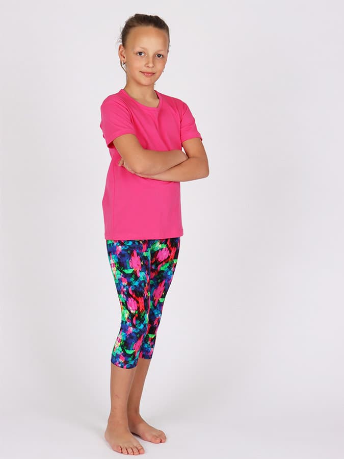 EVONA a.s. Dětské 3/4 legíny AMBI 255 - AMBI 255 116 - náhled 2