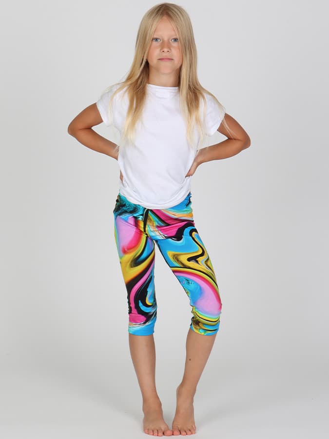 EVONA a.s. Dětské 3/4 legíny AMBI LIGHT 455 - AMBI LIGHT 455 116 - náhled 2