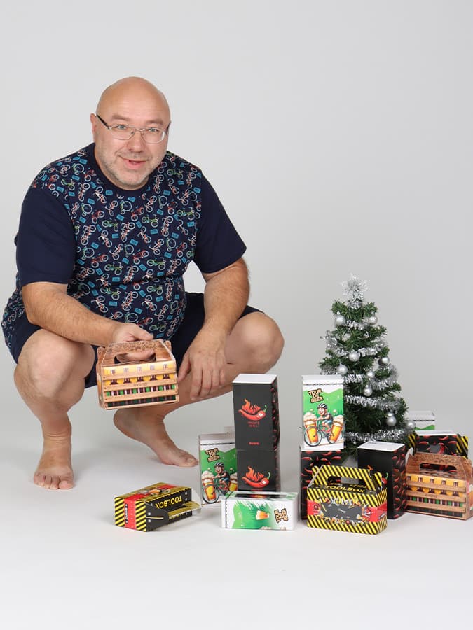 EVONA a.s. Pánské krátké pyžamo P JANATAN s motivem kol - P JANATAN XXL - náhled 4