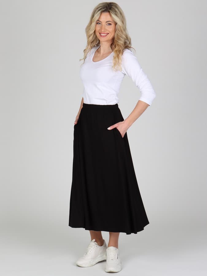 EVONA a.s. Dámská dlouhá sukně S DALMA 023 - Dámská dlouhá sukně S DALMA 023 023 3XL - náhled 3