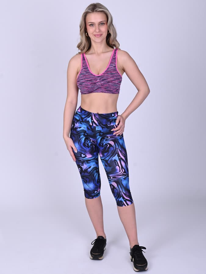 EVONA a.s. Dámské 3/4 legíny LUCYNA 522 - LUCYNA 522 3XL - náhled 3