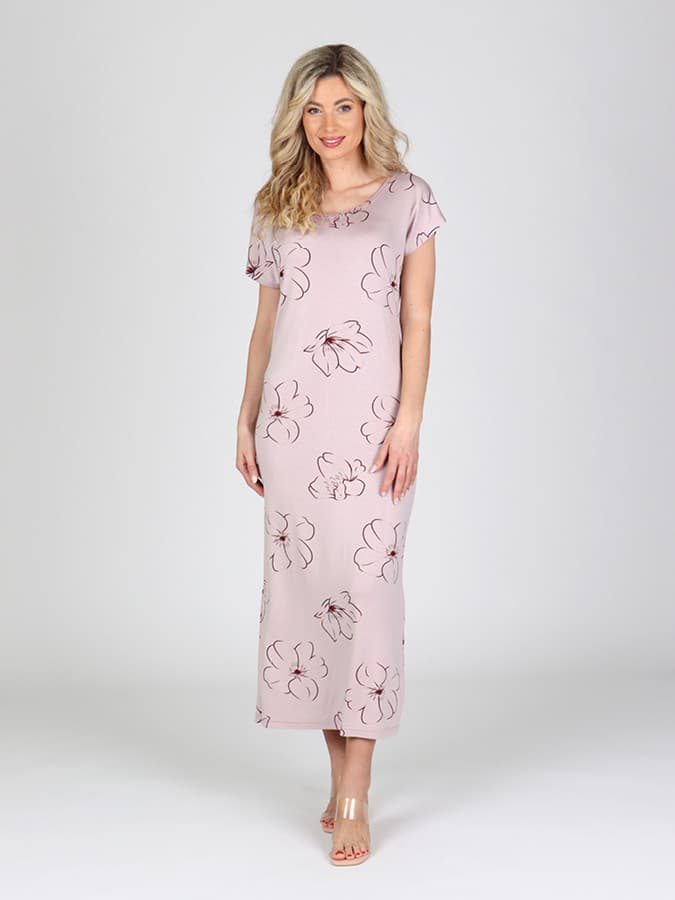 EVONA a.s. Dámské dlouhé šaty PARISA 574 - PARISA 574 3XL - náhled 3