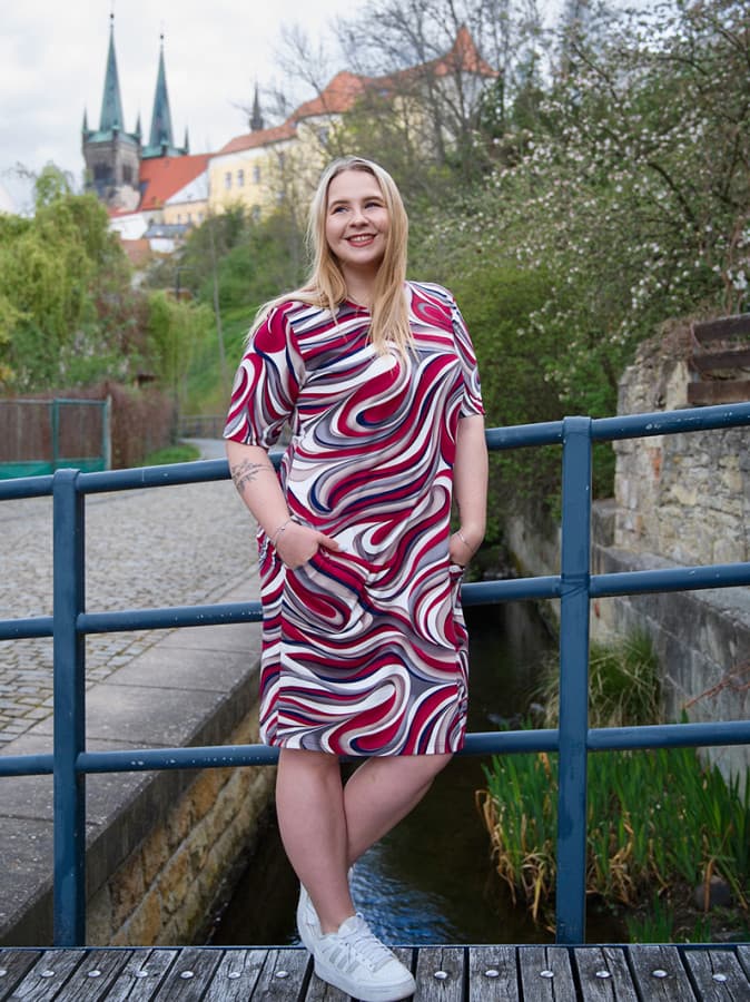 EVONA a.s. Dámské krátké šaty DEIZI 595 - DEIZI 595