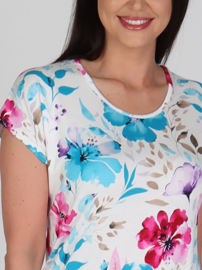 EVONA a.s. Dámské krátké šaty JOVANA 605 - Dámské krátké šaty JOVANA 605 605 3XL - náhled 3