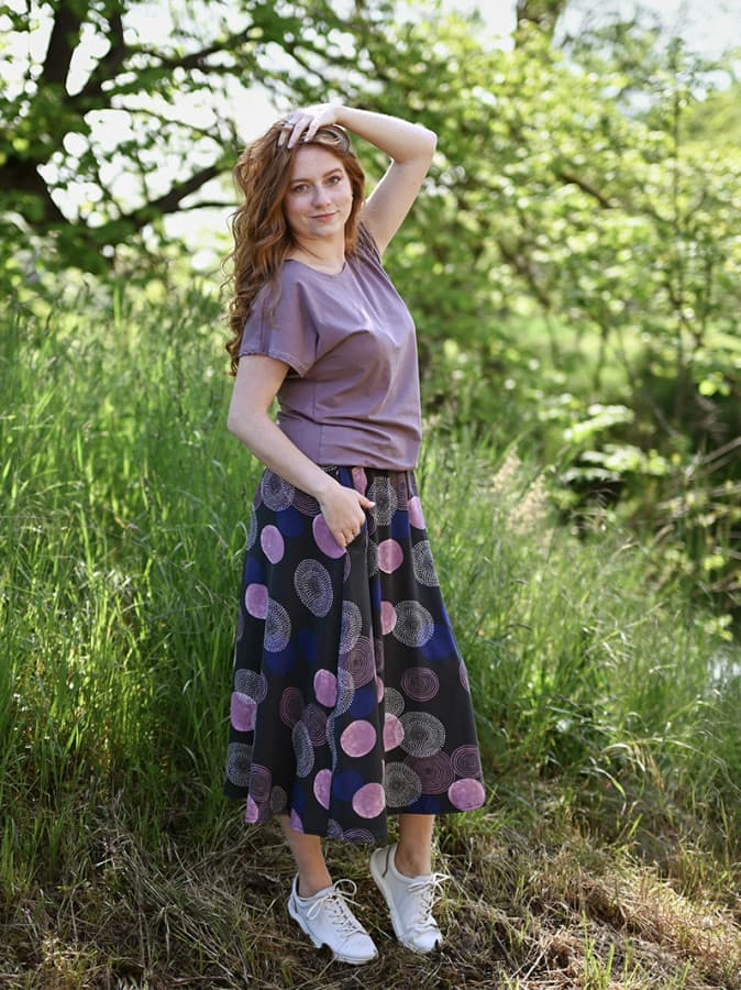 EVONA a.s. Dámská dlouhá sukně S DAMIA 579 - S DAMIA 579 L - náhled 2