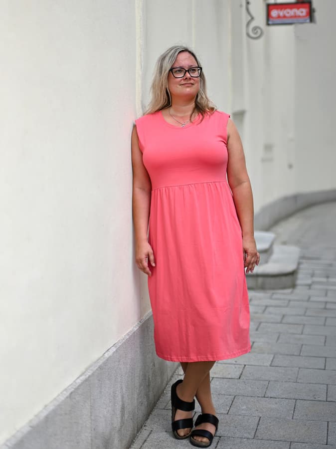 EVONA a.s. Dámské šaty KAMELIE 054 - KAMELIE 054 L - náhled 2