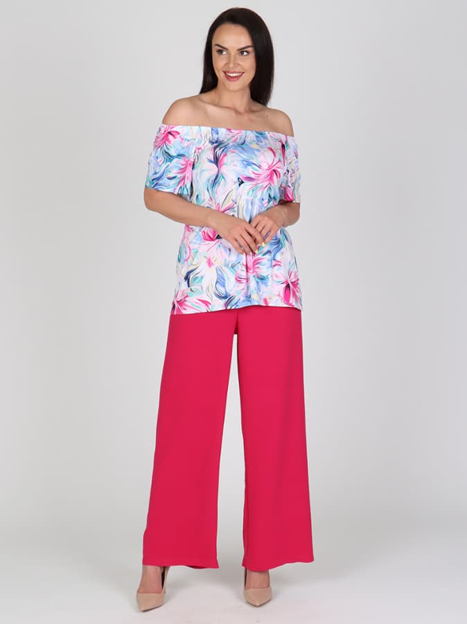 EVONA a.s. Dámské dlouhé kalhoty NEVEKA 048 - Dámské dlouhé kalhoty NEVEKA 048 048 3XL - náhled 2