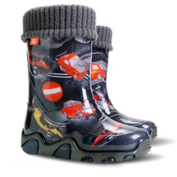 Demar STORMER LUX EXCLUSIVE 0433 EE auta Dětské zateplené holínky 28-29 0433EE_28-29